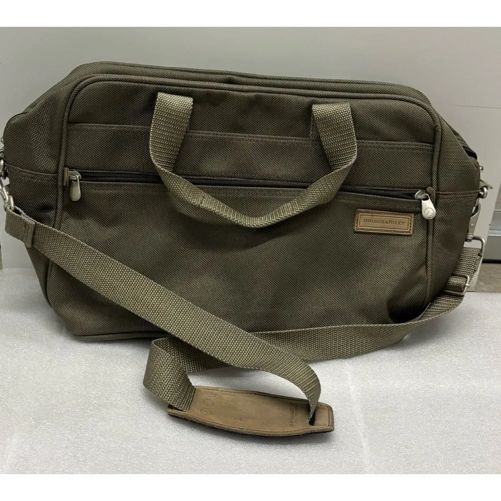 Briggs & Riley Khaki Travel Bag